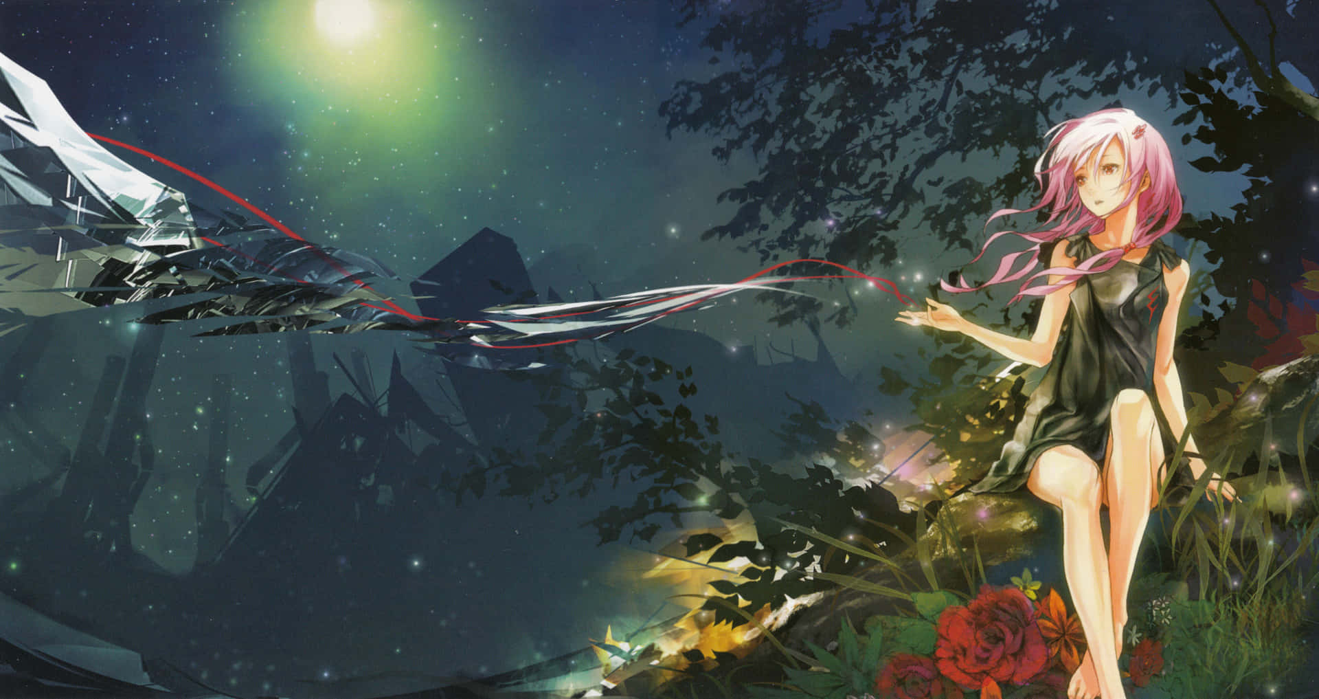 Uncovering Humanity's Hidden Potential in Guilty Crown