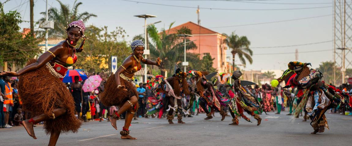 Guinea Bissau Carnival Festival Background