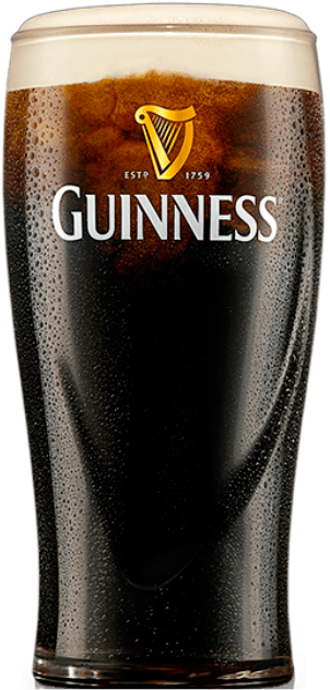 Guinness Beer Glass Full PNG