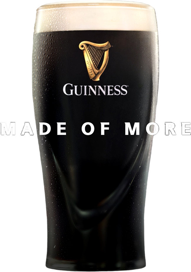Guinness Beer Glass Madeof More PNG