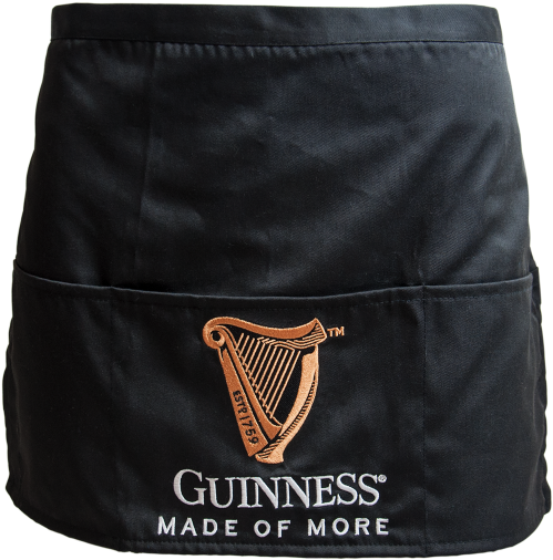 Guinness Branded Bar Apron PNG