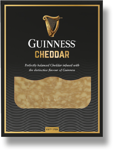 Guinness Cheddar Cheese Packaging PNG