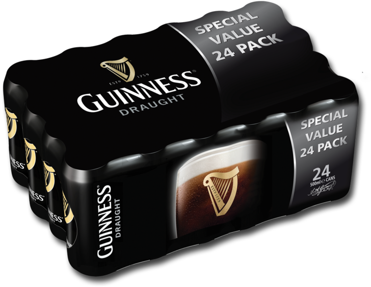 Guinness Draught24 Pack Special Value PNG