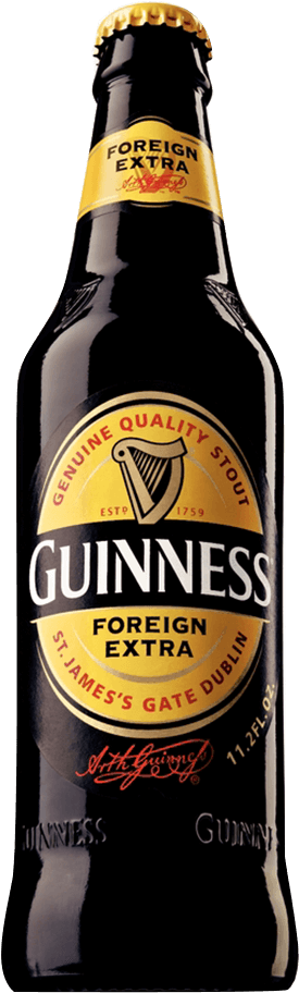 Guinness Foreign Extra Stout Bottle PNG