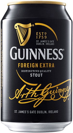 Guinness Foreign Extra Stout Can PNG