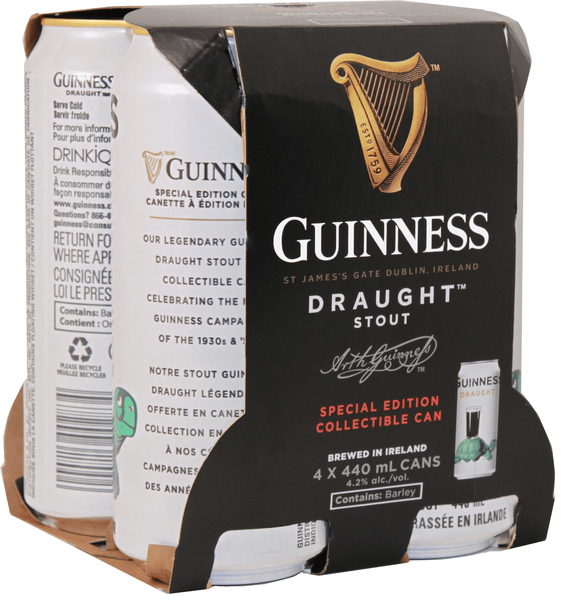 Guinness Special Edition Draught Stout Pack PNG