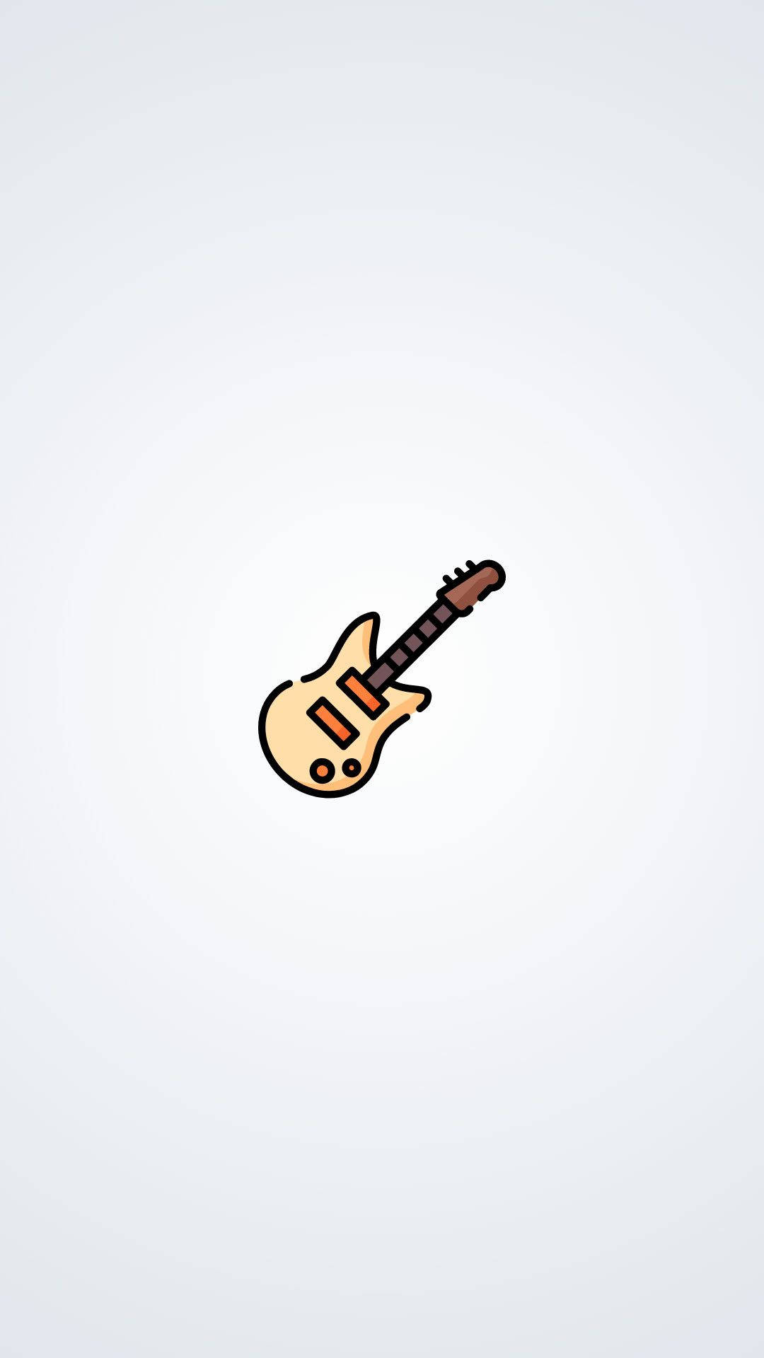 Guitar Cartoon Instagram Profile Wallpaper