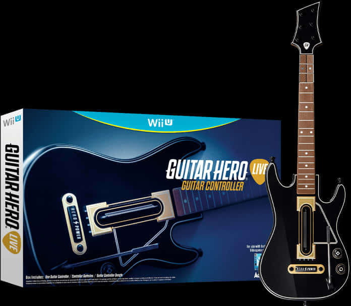 Guitar Hero Live Controller Packaging PNG