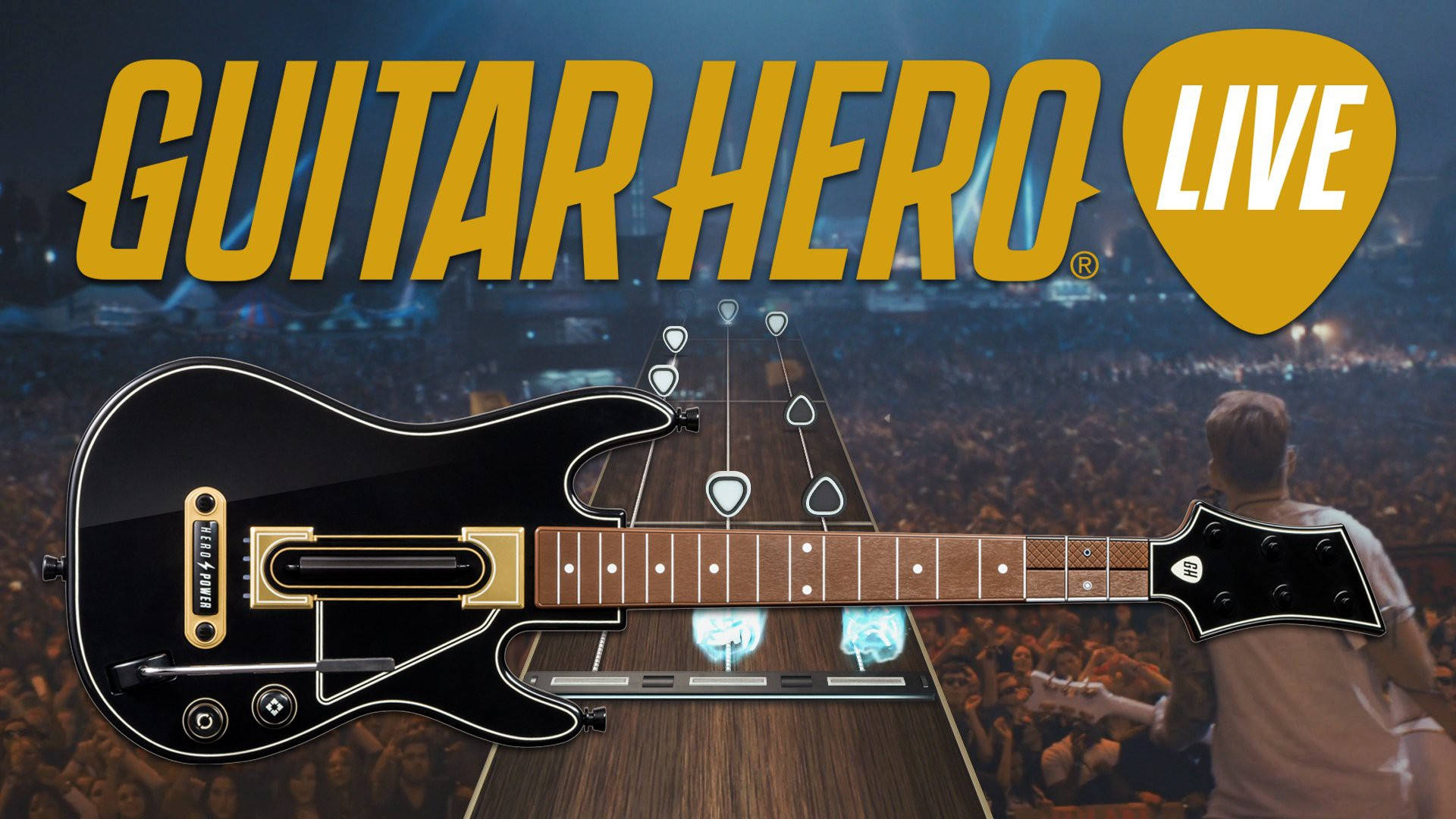 Controladorde Guitarra Guitar Hero Live Fondo de pantalla