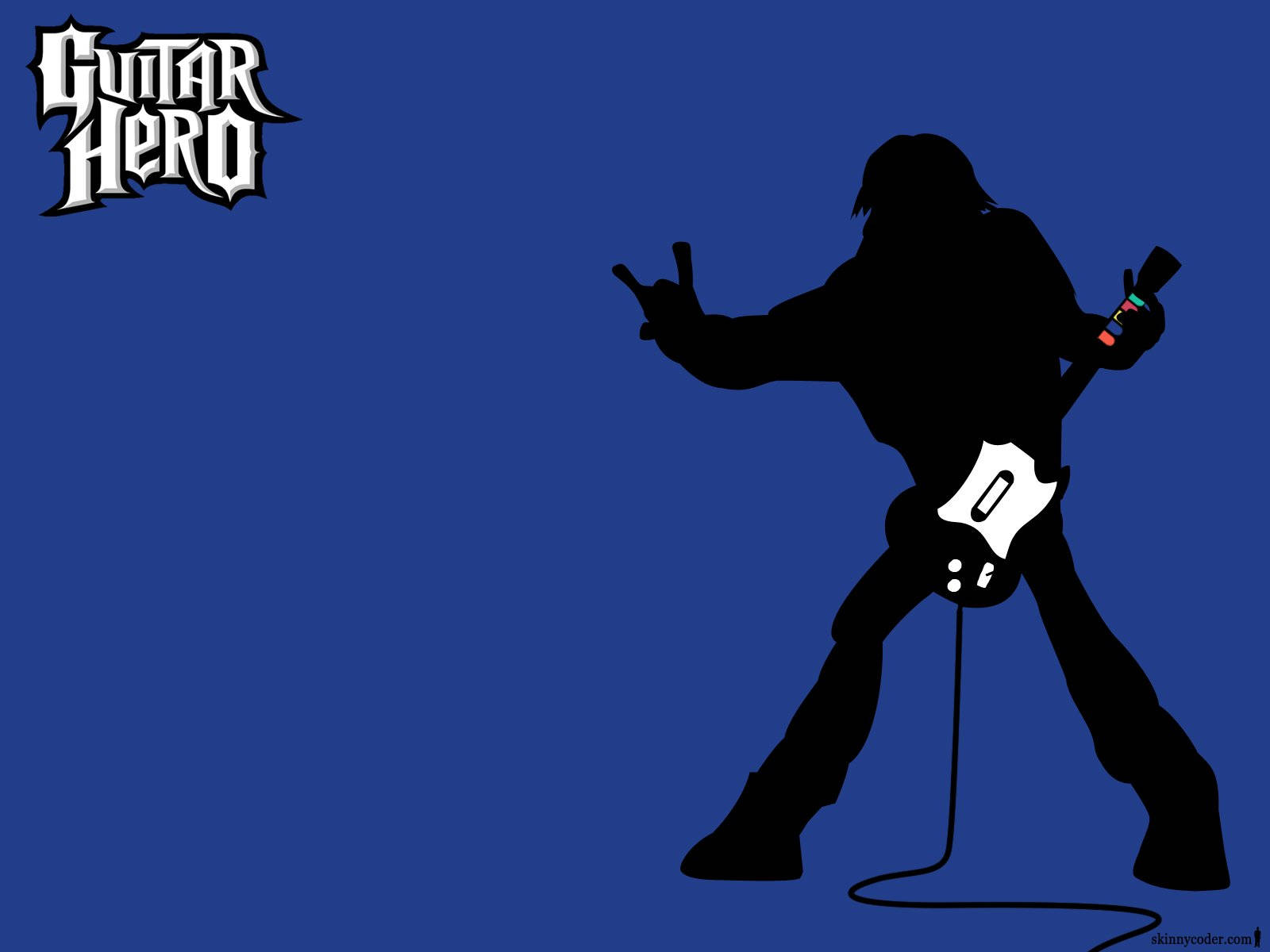 Guitar Hero Man With Guitar Controller