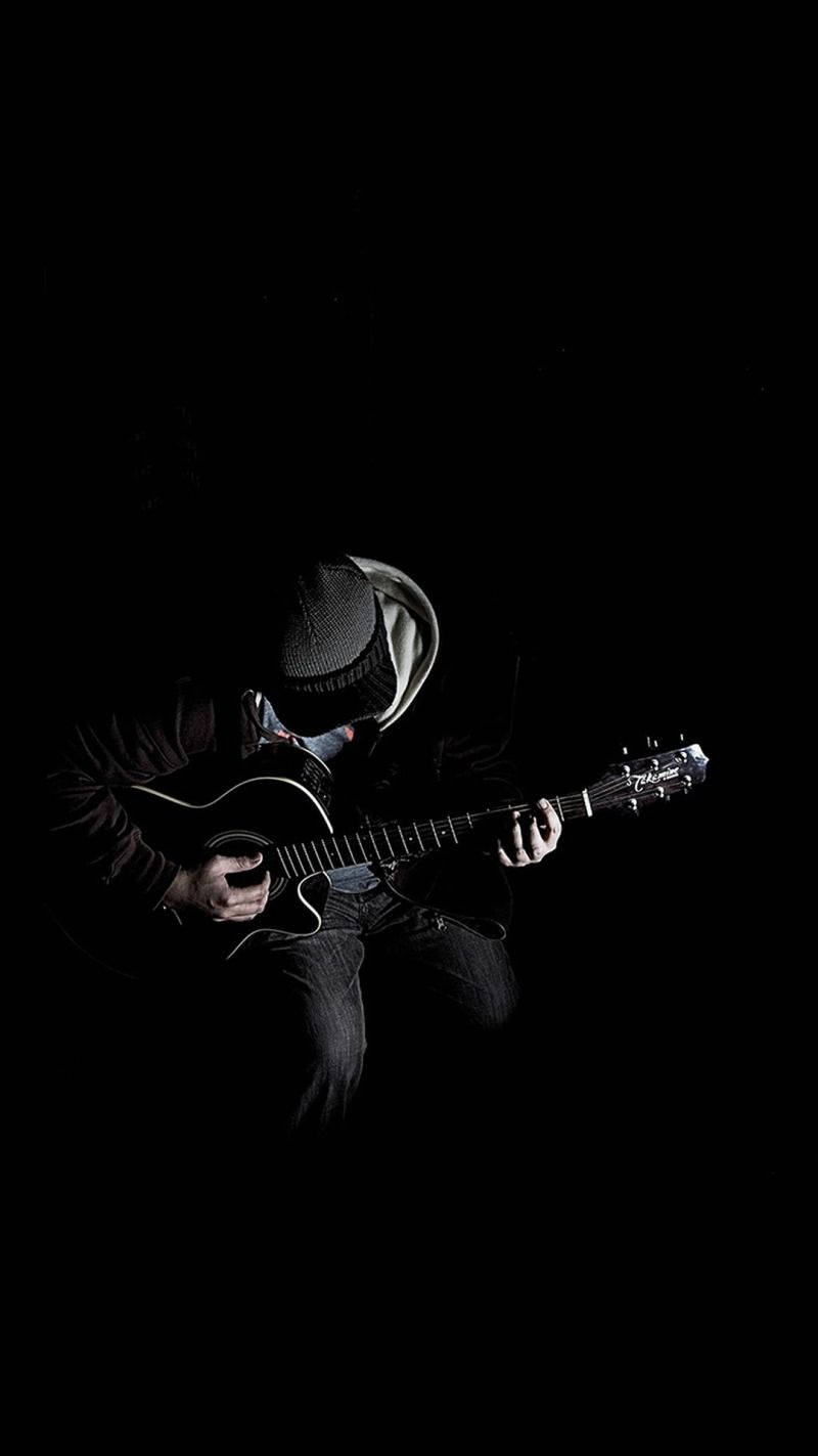 Guitaristin Shadow SVG