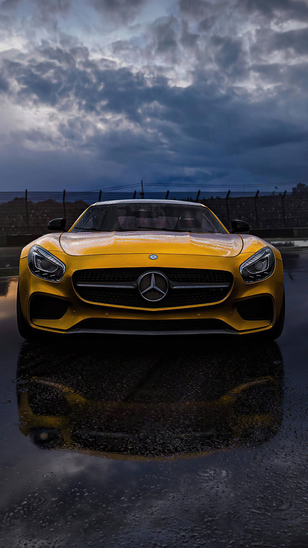 Guld Mercedes Benz Iphone Wallpaper