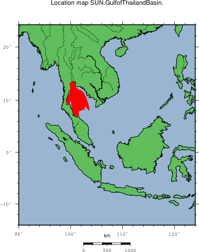 Gulfof Thailand Location Map PNG