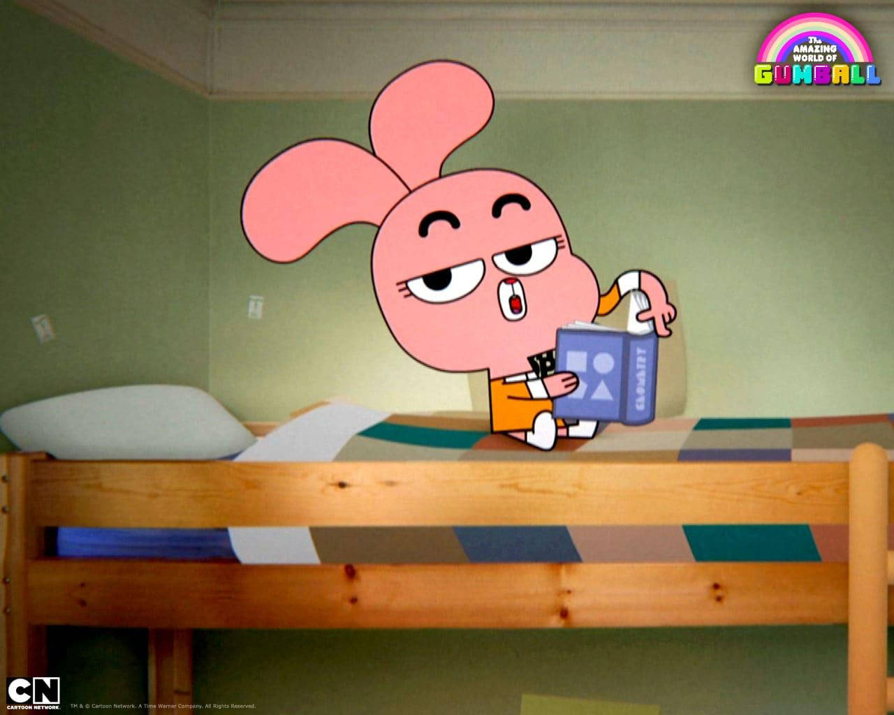 the amazing world of gumball anais wallpaper