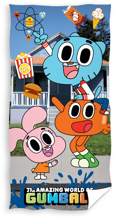 Gumball Characters Fun Time PNG