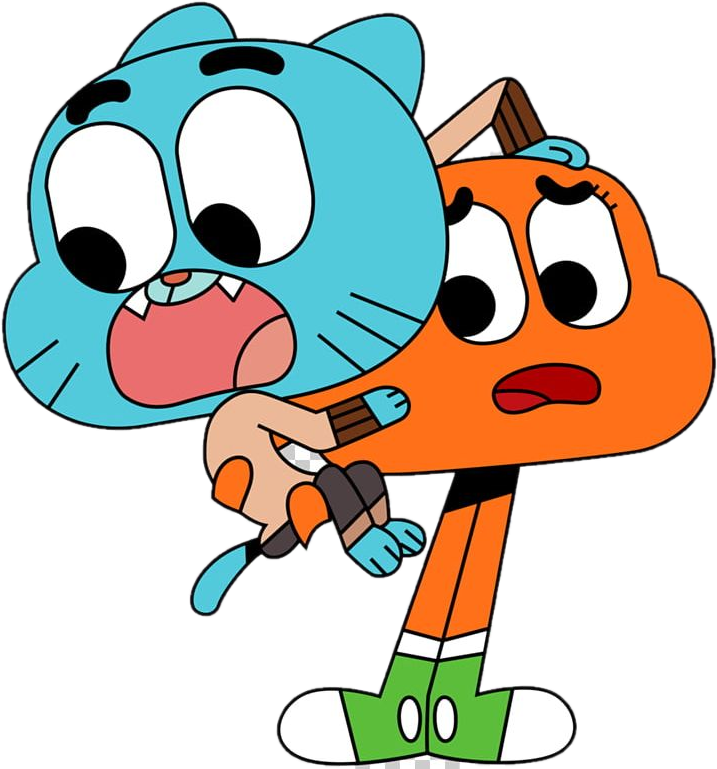 Gumballand Darwin Animated Characters PNG