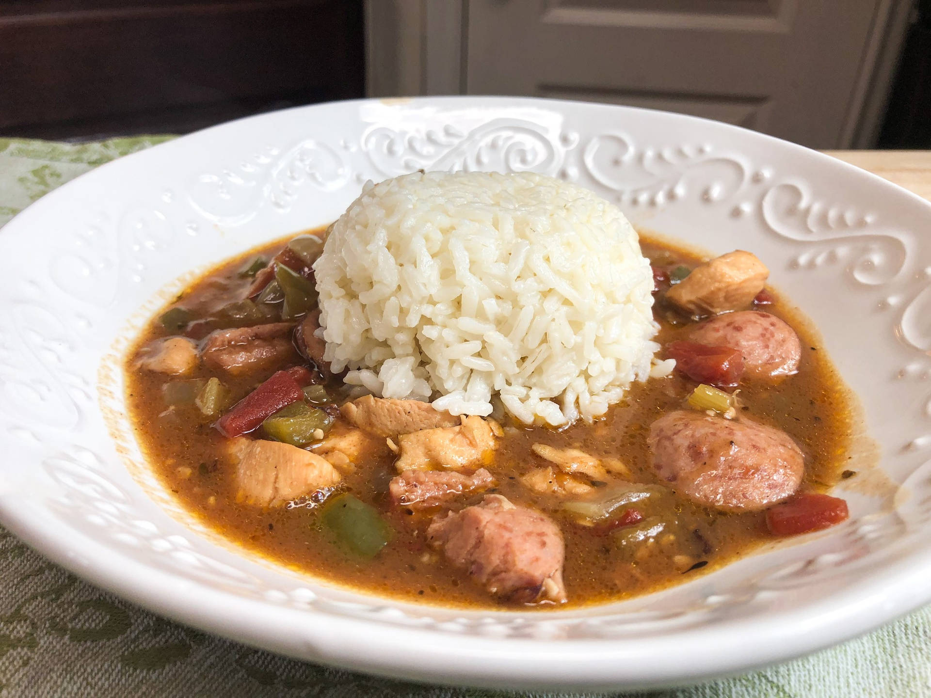 Gumbo With Rice Wallpaper