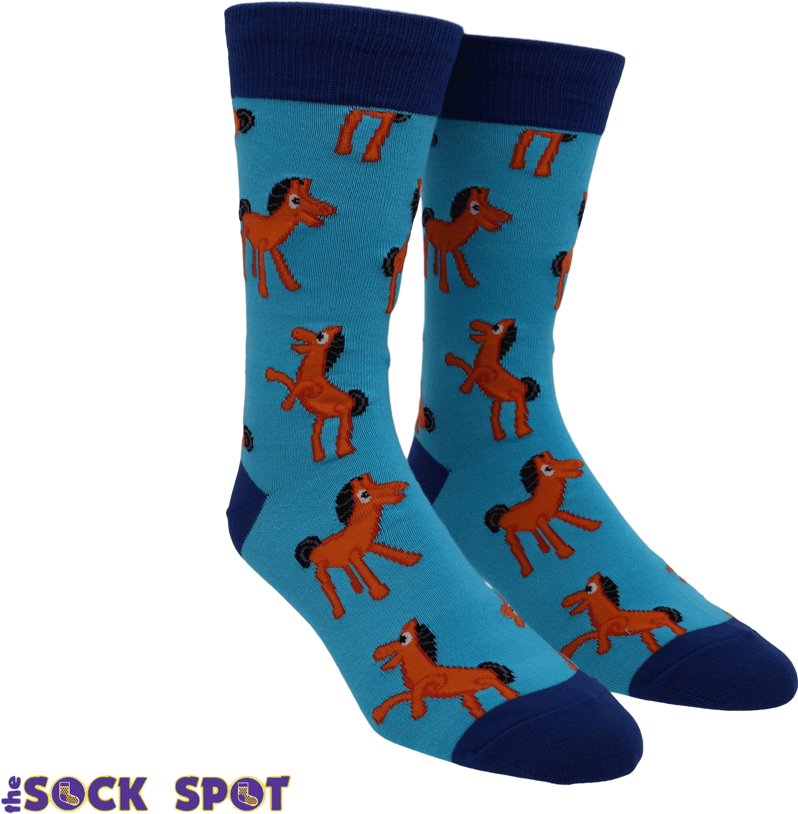 Download Gumby Character Blue Socks | Wallpapers.com