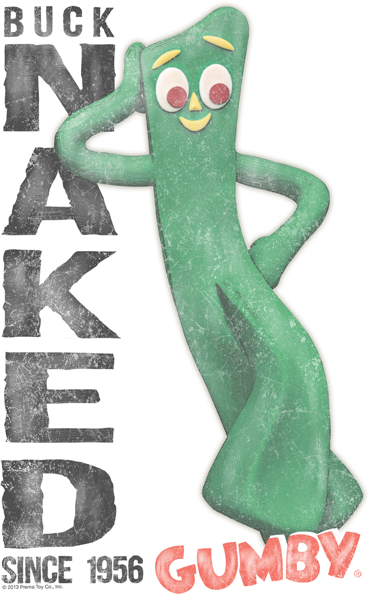 Gumby Character Pose Since1956 PNG