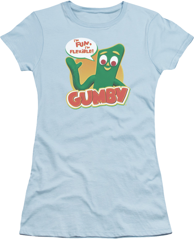 Gumby Fun Flexible T Shirt Design PNG