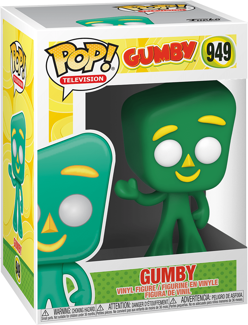Gumby Funko Pop Vinyl Figure Packaging PNG