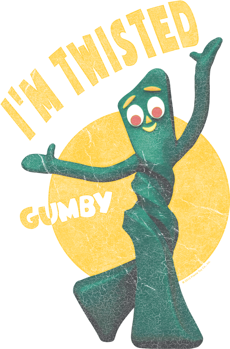 Gumby Twisted Poster PNG