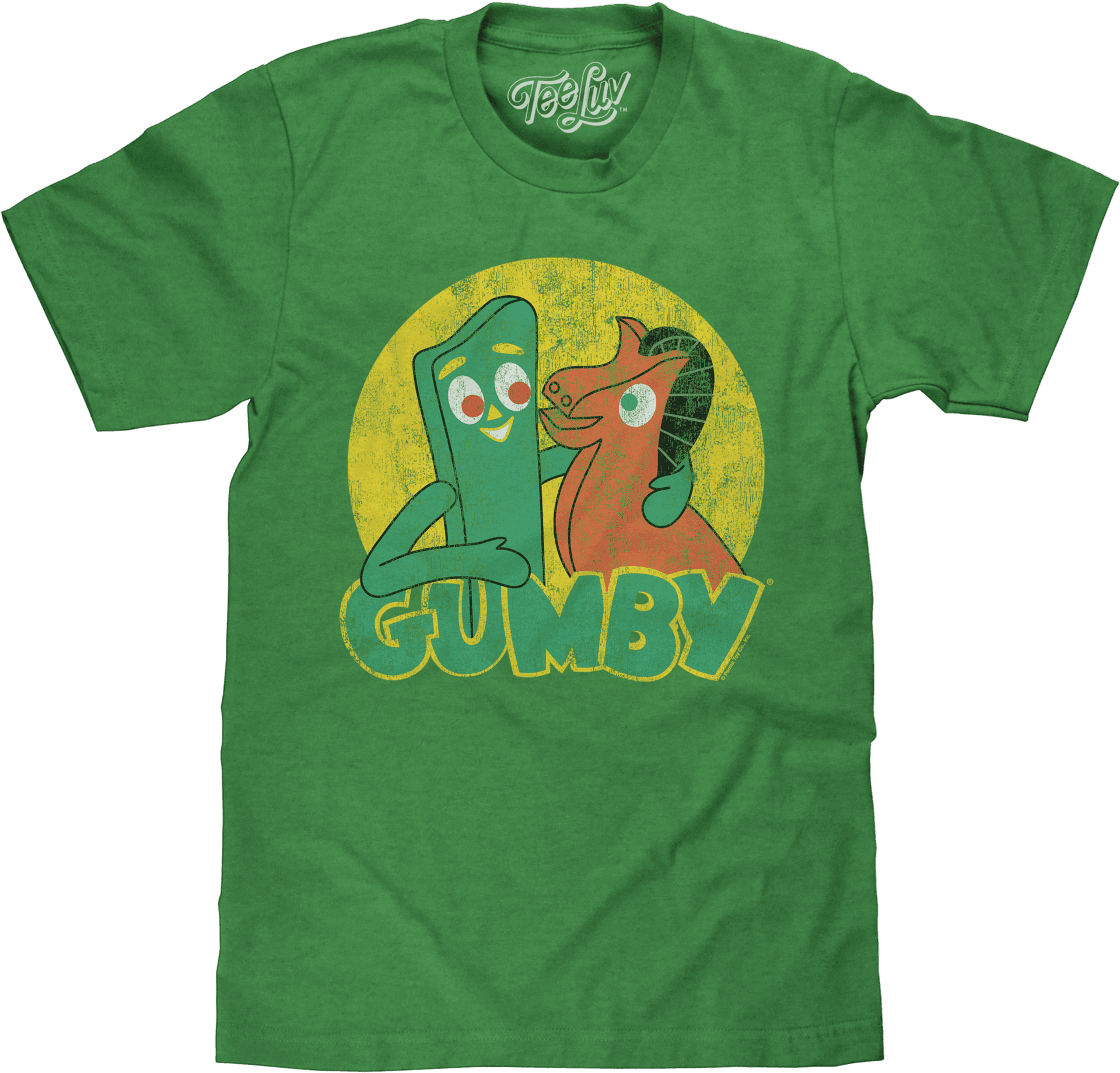 Gumbyand Pokey Friends T Shirt Design PNG