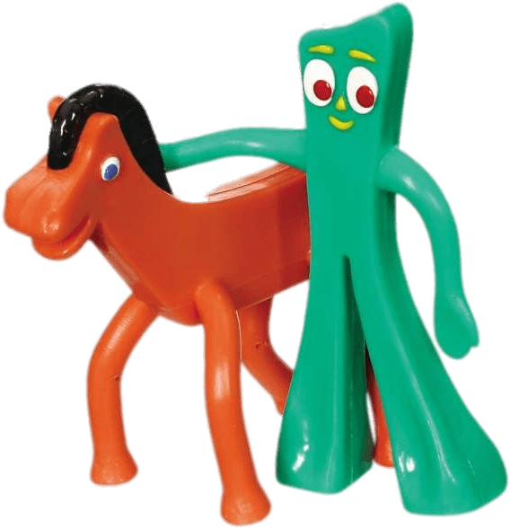 Gumbyand Pokey Toys PNG