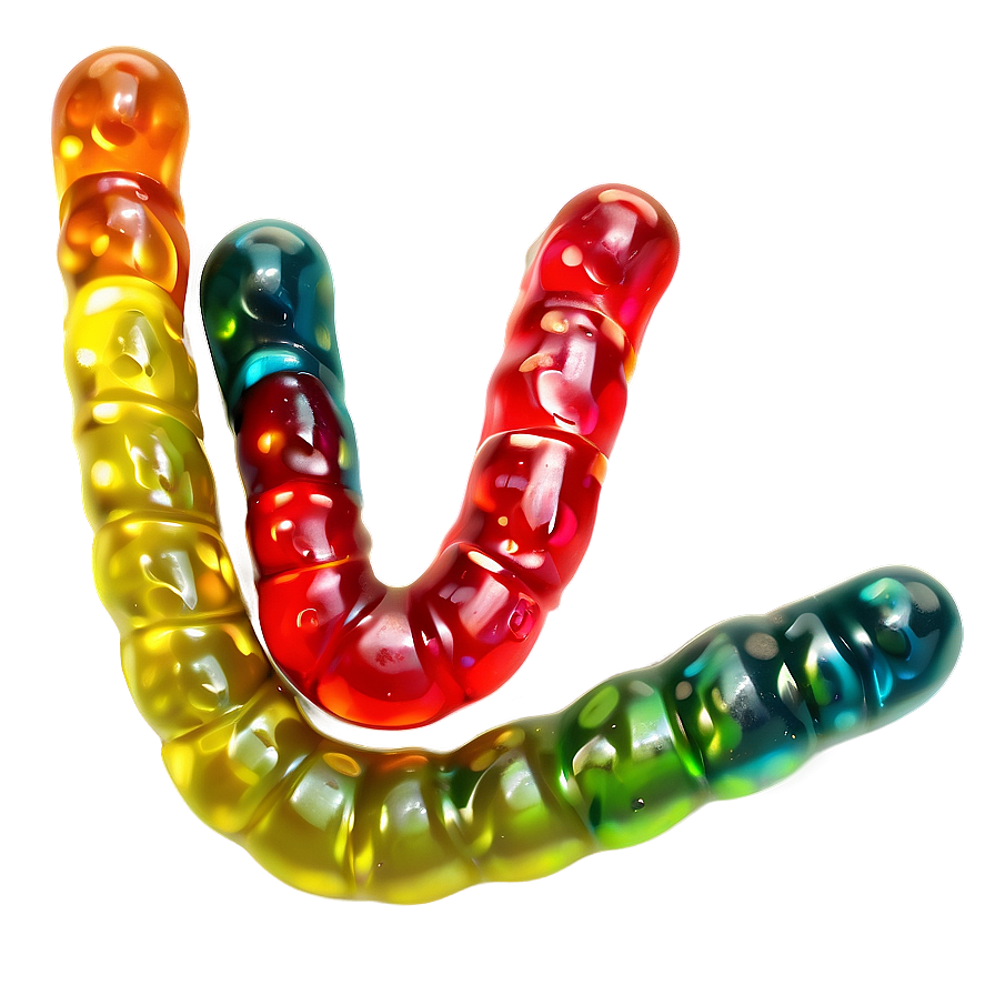 Download Gummy Worm Candy Png Bhn21 | Wallpapers.com