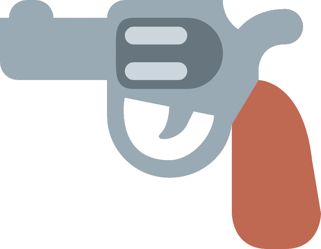 Gun Water Emoji Icon PNG