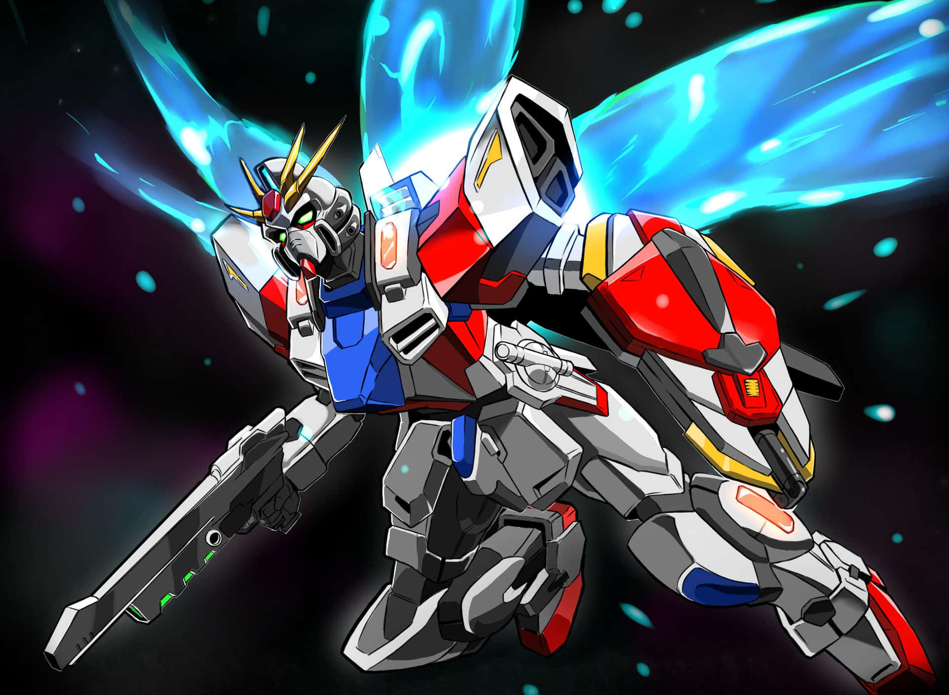Deslumbranteguerreiro Robótico Gundam. Papel de Parede