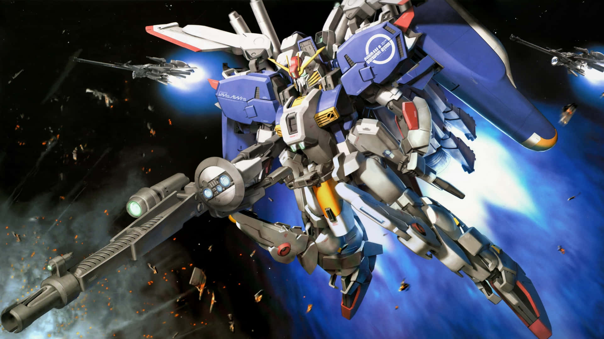 Unicónico Traje Móvil Del Famoso Anime Gundam, En Todo Su Esplendor En 4k. Fondo de pantalla