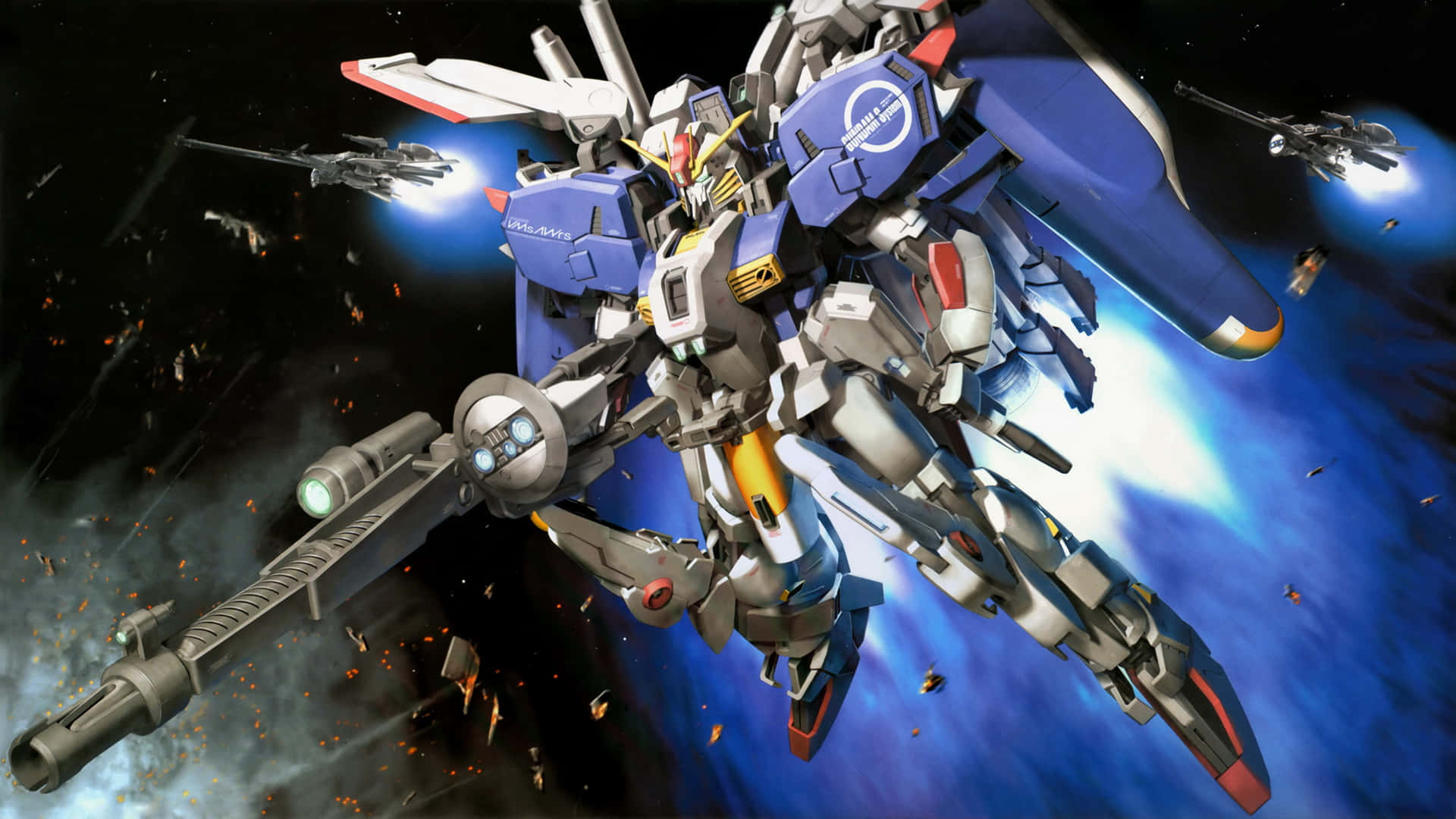 Unprimer Plano Del Icónico Robot Gigante De La Franquicia Gundam. Fondo de pantalla
