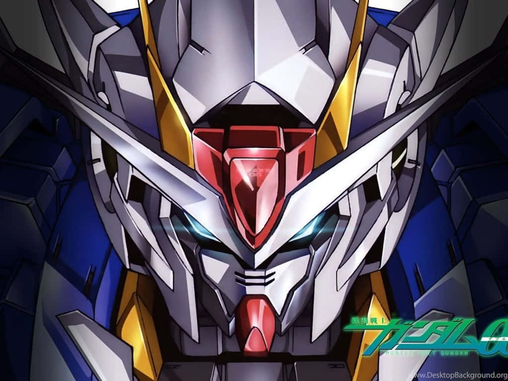 Gundamskärmsläckare Med Logotyp. Wallpaper