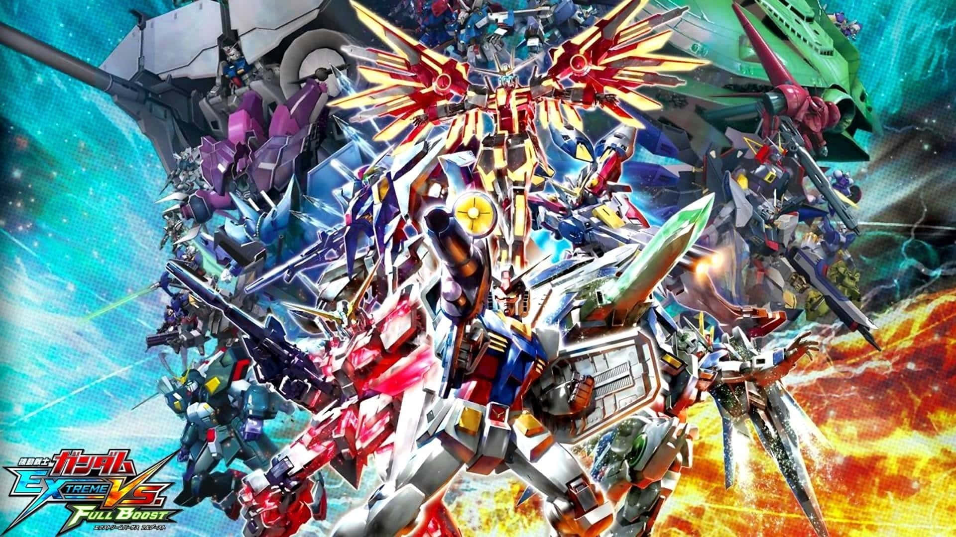 "Climb the Ranks with a Gundam Desktop Background" Wallpaper