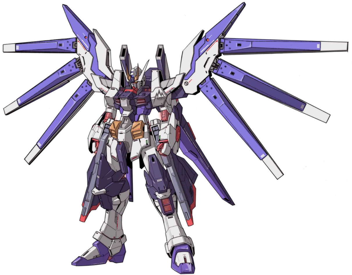 Gundam Mecha Illustration PNG