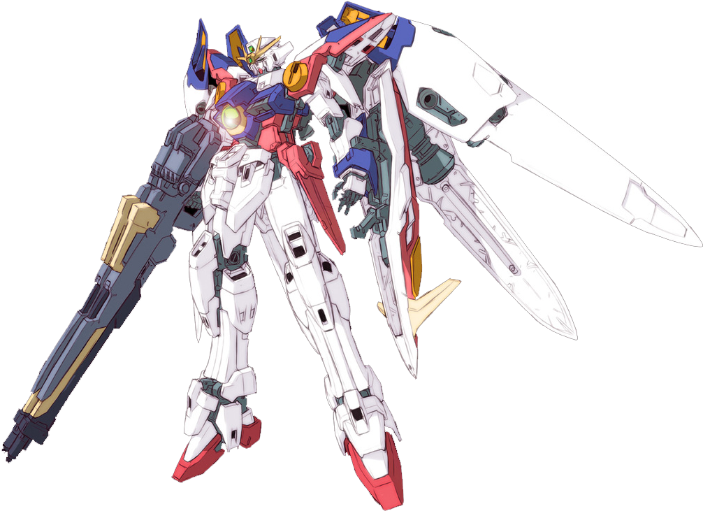 Gundam Mecha Illustration PNG
