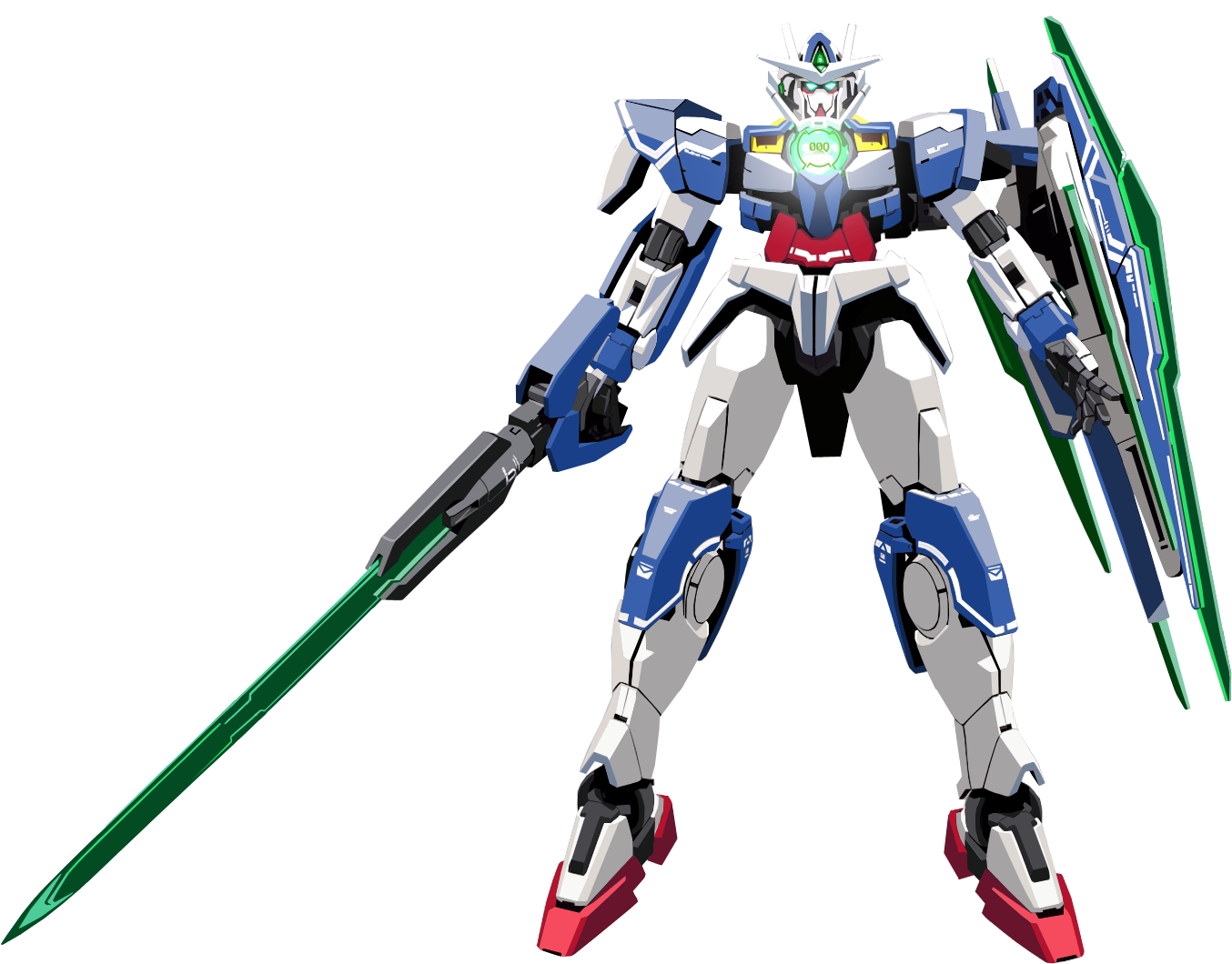 Download Gundam Mecha Standing Armed | Wallpapers.com