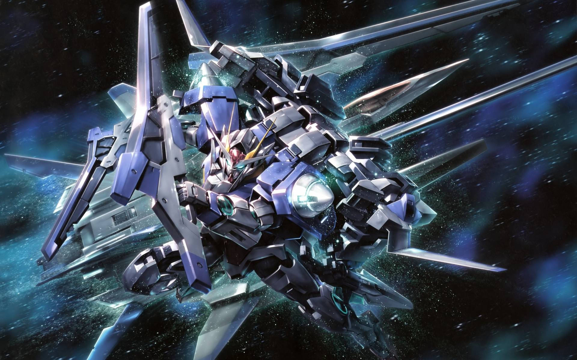 Pilot your own machine with the latest Gundam model Wallpaper