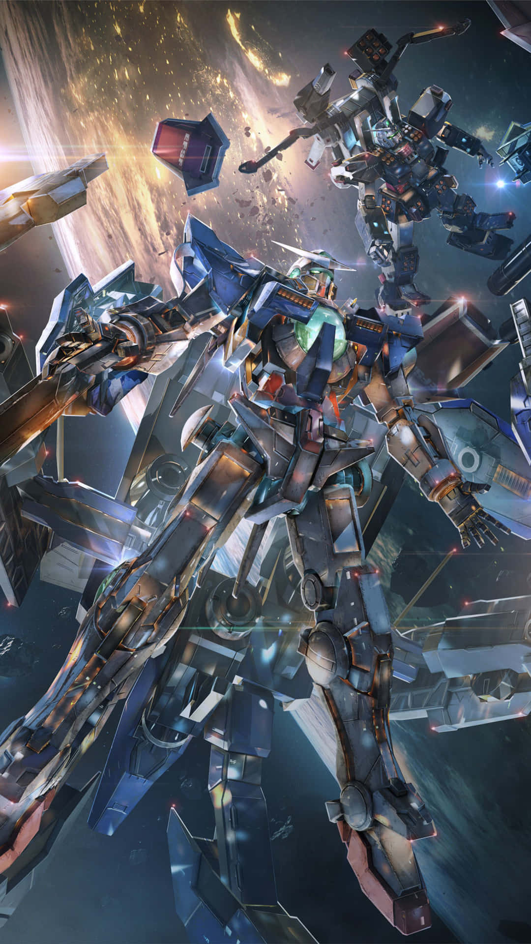 Engagera& Förstör I Universum Med Högpresterande Mobildräkter: Gundam