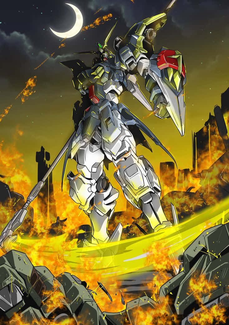 Rx78-2 Gundam Tager Kraftfuldt Action.