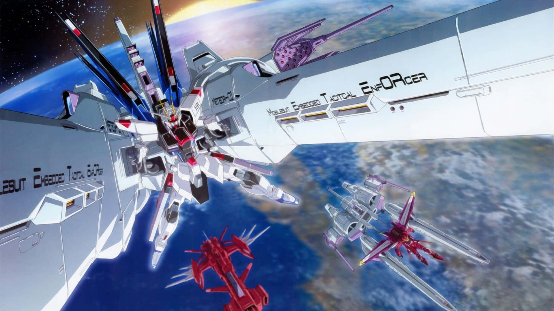 Gundam Seed's Epic Dual Wallpaper
