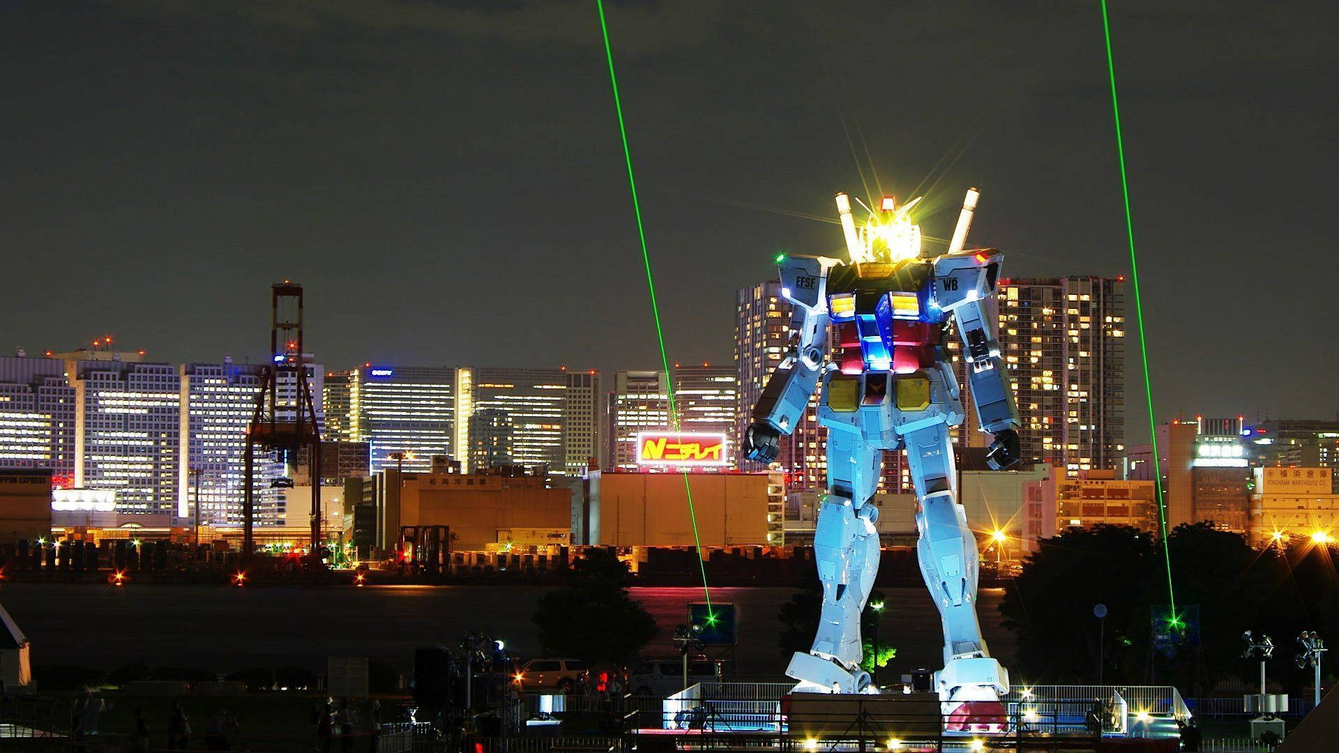 Gundam Statue In Tokyo Wallpaper
