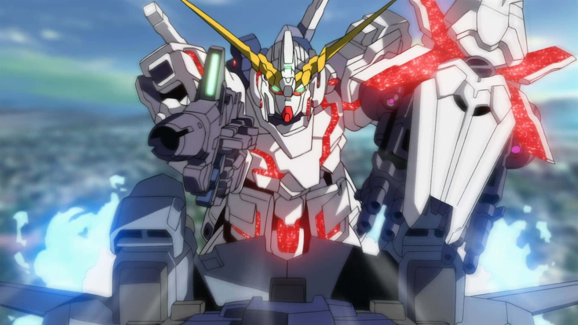 The Iconic RX-0 Unicorn Gundam Wallpaper