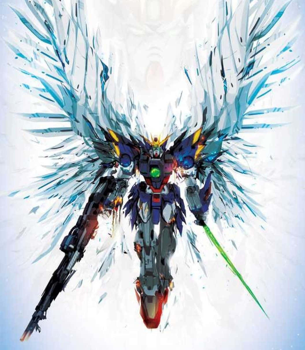 Utforskaden Oändliga Valsen Och Delta I Striden I Gundam Wing. Wallpaper