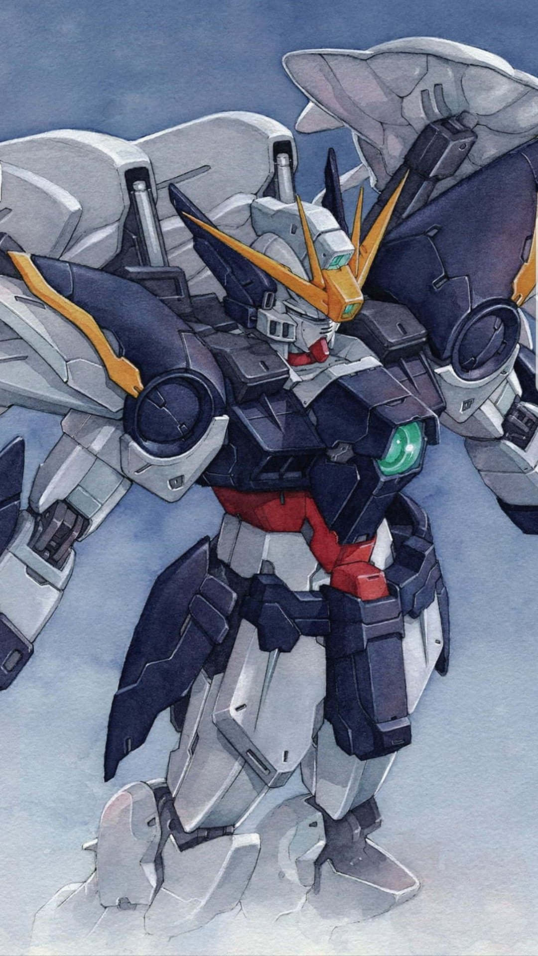Ponteel Traje Y Conviértete En El Piloto De Gundam. Fondo de pantalla