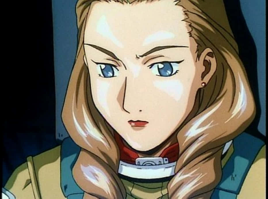 Sally Po in a scene from Gundam Wing Wallpaper