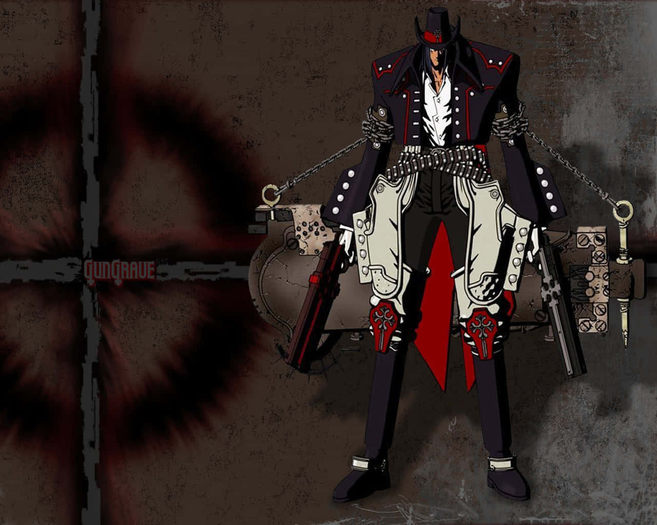 Gungrave Brandon Heat Anime Personage Achtergrond