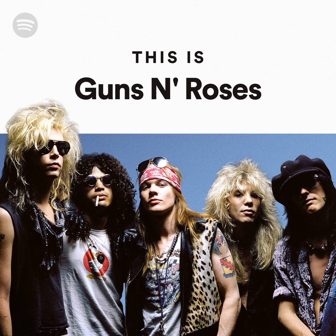 Gunsn Roses Spotify Spellista-album Som Telefon- Eller Datorbakgrund. Wallpaper