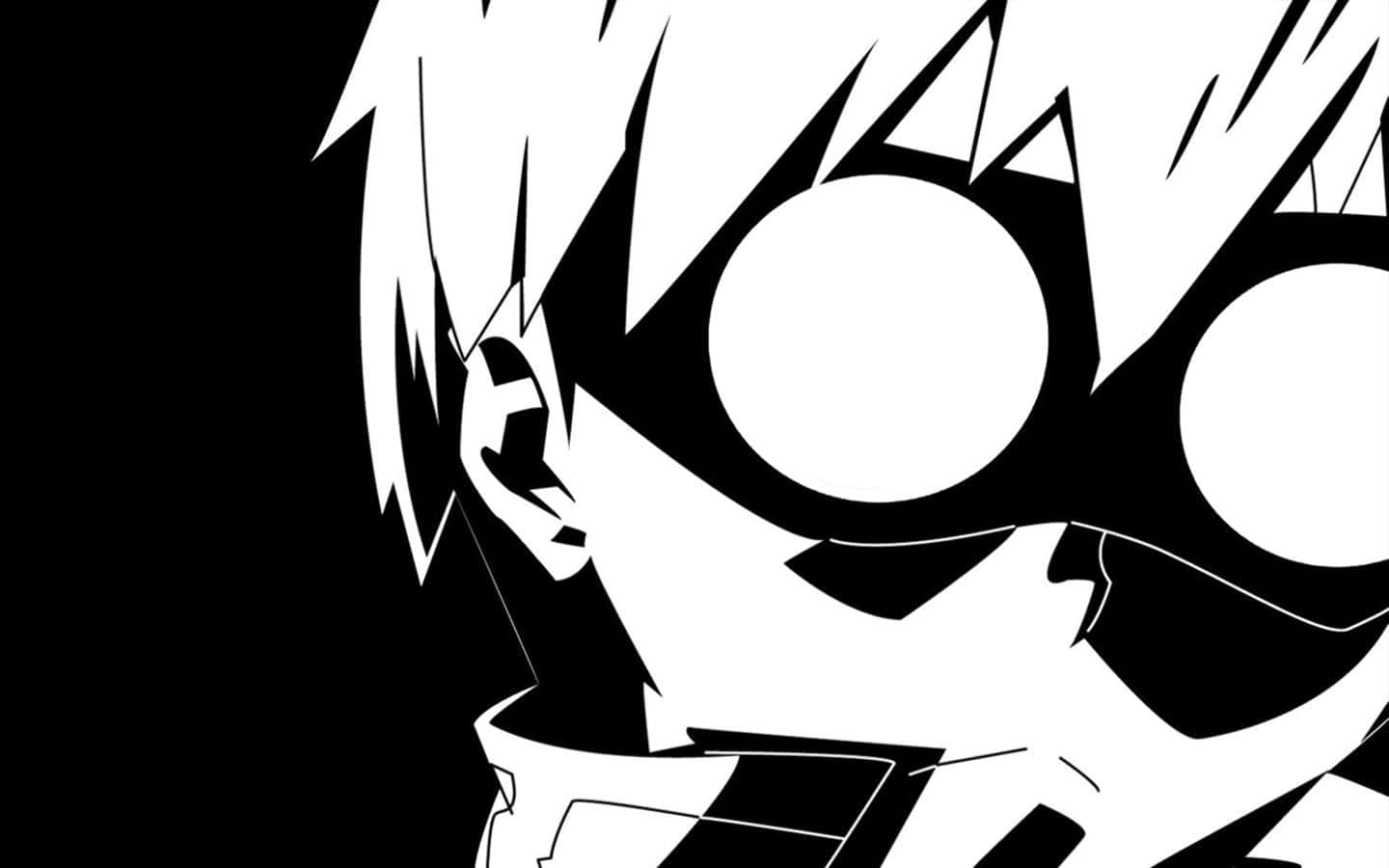 Gurren Lagann In Black And White Anime Pfp Wallpaper